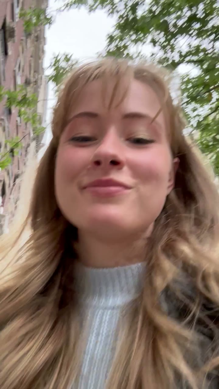 Woman smiling at the camera